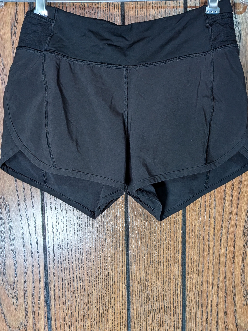 lululemon athletica Black Women's Running/Training Shorts